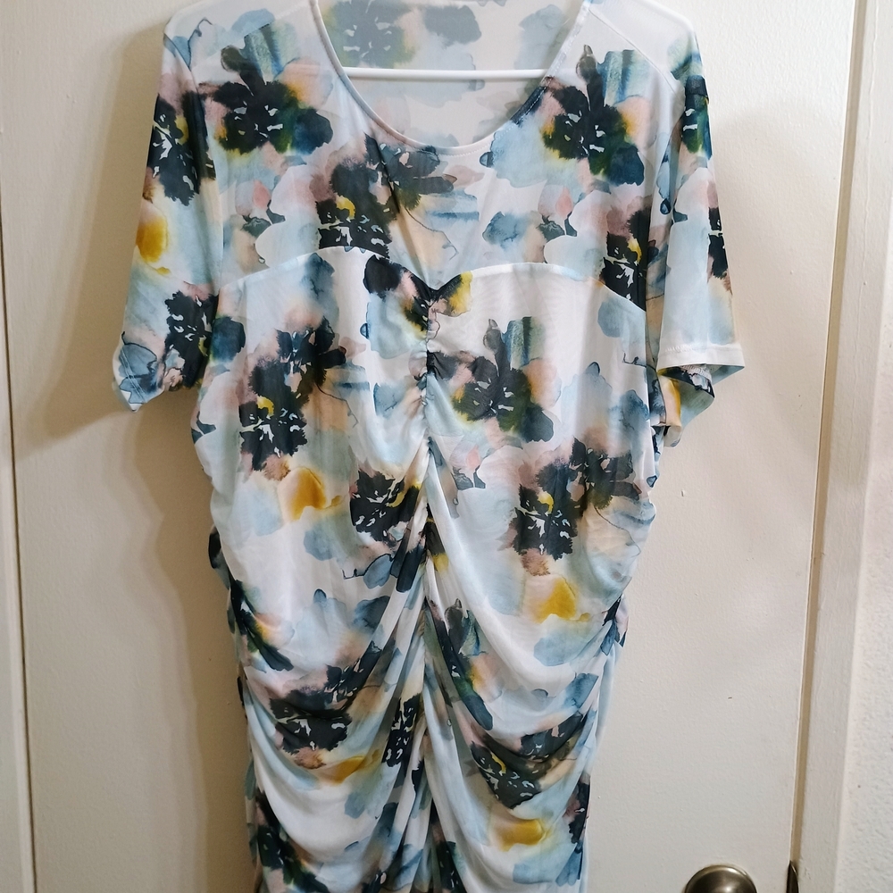 Torrid Multicolor Floral Blouse